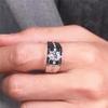 Men’s Fashion Statement Ring - Domineering Diamond Engagement Band