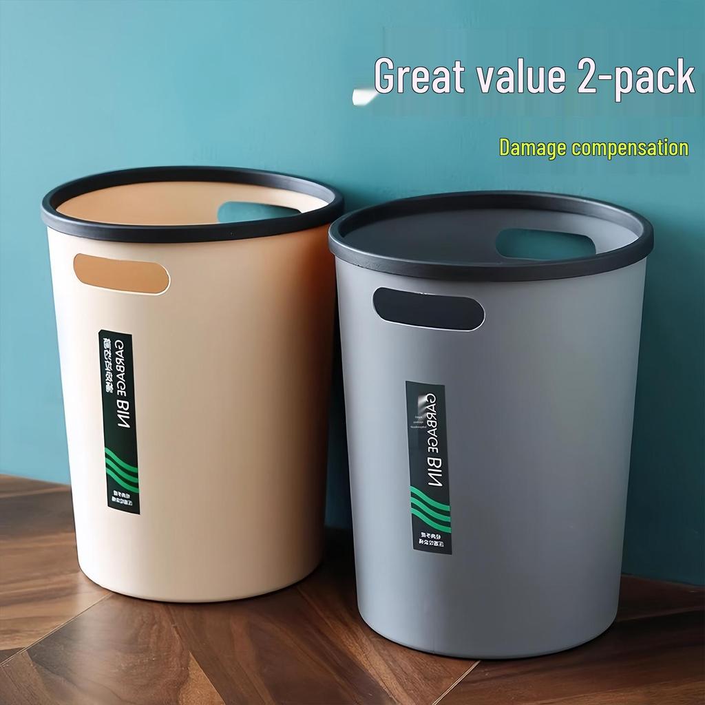 Multi-Room Trash Can: Kitchen, Bathroom, Bedroom, Office Use - Simple Classification Paper Basket