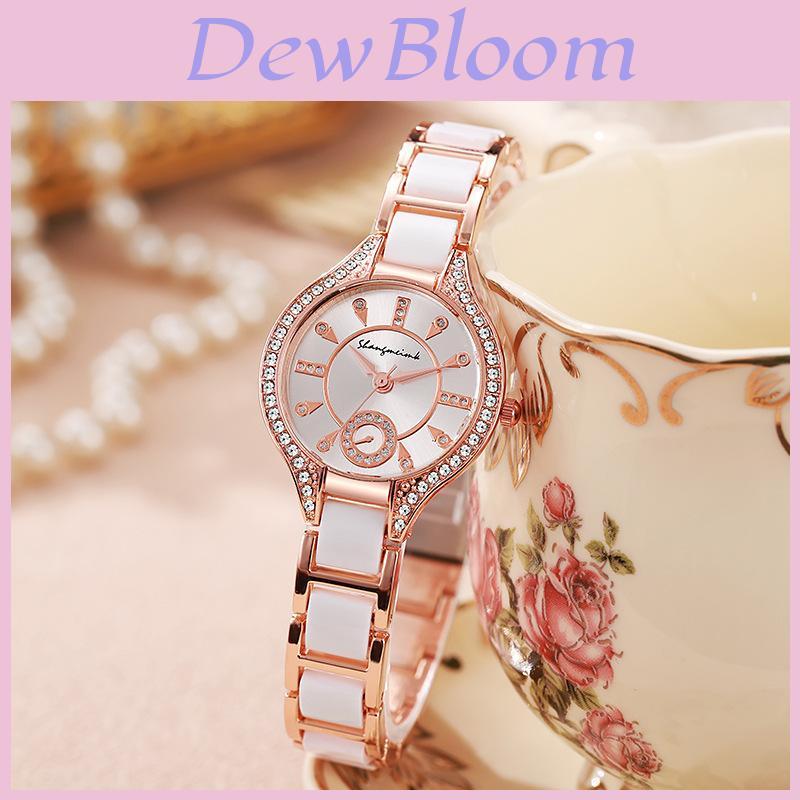 Fashion Year Of The Snake Alloy Ceramic Quartz Watch With Steel Band For Women