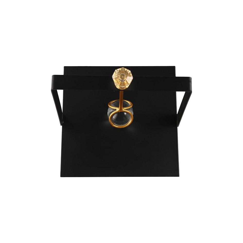 Square Base Crystal Ball Tissue Holder Gold/Silver/Black Tissue Storage Box Picnics