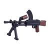 10Pcs Military Figurine Accessories Two-Color Gun Weapon Small Particle Building Block Assembly Toy