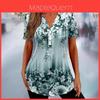 Floral Print T Shirt With 3d Digital Ink For Casual Women Summer Wear
