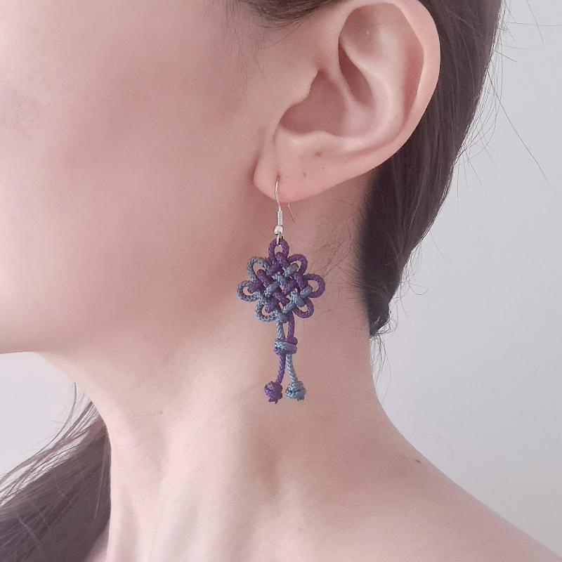 Anime Kpop Demon Hunters Cosplay Woven Rope Bracelet Earring Unisex Jewelry Accessories Gift