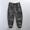 Pantaloni cargo retrò in 100% cotone autunnali Abbigliamento uomo Pantaloni da jogging quotidiani multitasche Pantaloni da uomo
