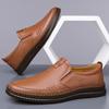 Mode Einfarbig Neue Designer Loafers Herren Frühling Herbst Neue Designer Rindslederschuhe Herren Weiche Sohle Leichte Mode Freizeitschuhe Herren