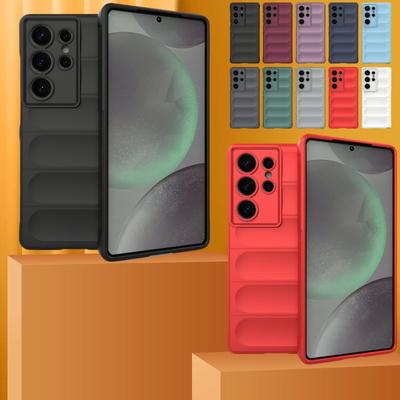 Funda para Samsung Galaxy S25 Ultra 5G Fundas de Teléfono de Silicona Suave y Fina para Sumsung S 25 Edge S25Ultra S25+ 2025 Cubierta a Prueba de Golpes