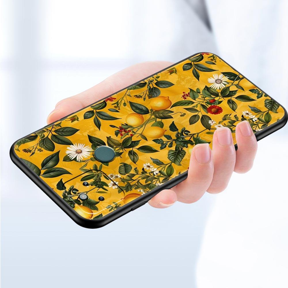 Abstract Plants Flower Phone Case Cover for Google Pixel 10 9 8 7 6 9A 8A 7A 6A Pro Shockproof Soft TPU 9 Pro XL Shell Capas Bag
