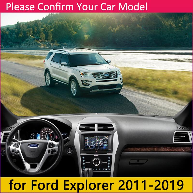 for Ford Explorer 2011~ U502 MK5 Anti-Slip Mat Dashboard Cover Pad Sunshade Dashmat Protect Accessories 2013 2015 2017 2018