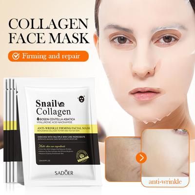 Maschera Lumaca Collagene Antirughe Rassodante Maschera per la Pelle Fine