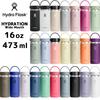 HydroFlask Hydration Wide Mouth 16oz 473ml Stainless Steel Bottle Sports Stylish Yoga Water My Mug Type Cute Outdoor Festival Thermos Gift Free