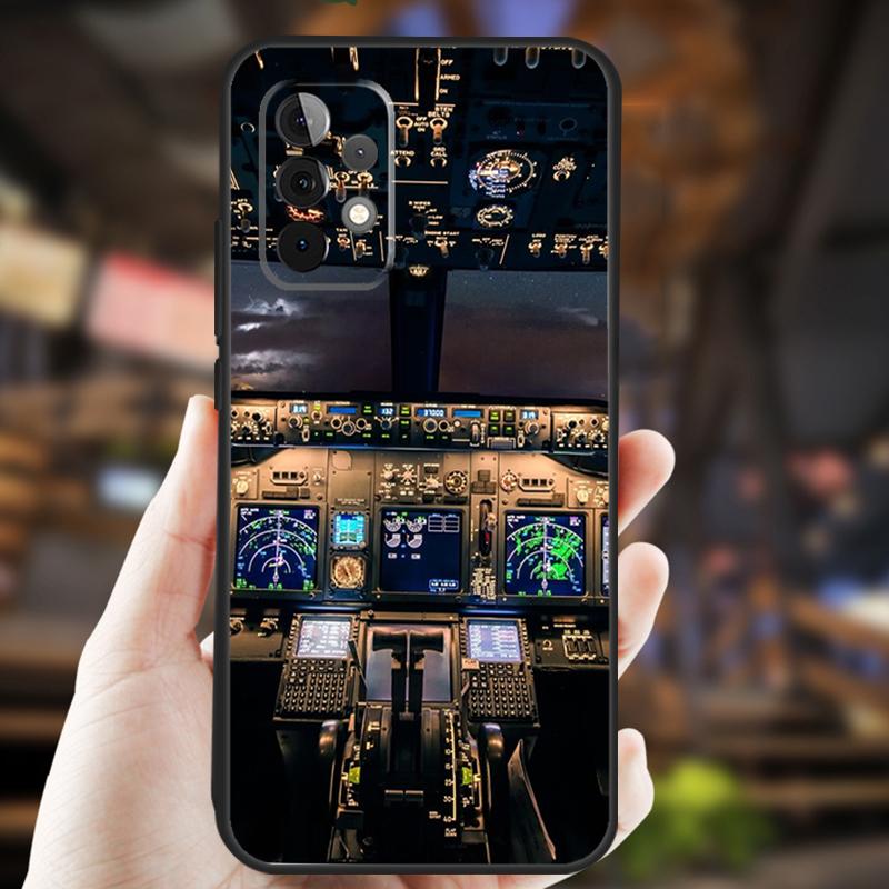 Airplane Pilot Case For Samsung Galaxy A32 A56 A16 A15 A22 A52 A54 A14 A26 A36 A55 A35 A05 A06 A53 A33 A13