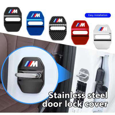 Car Door Lock Buckle Protector Cover Anti-scratch Protection Case For 1 3 5 7 Series M F01 F20 F10 F13 E52 E53 E60 E93