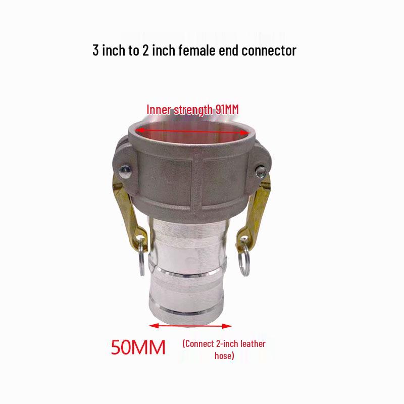 Aluminum Alloy Type C Male & Female Quick Coupler Hose Fittings with Reducing Lever