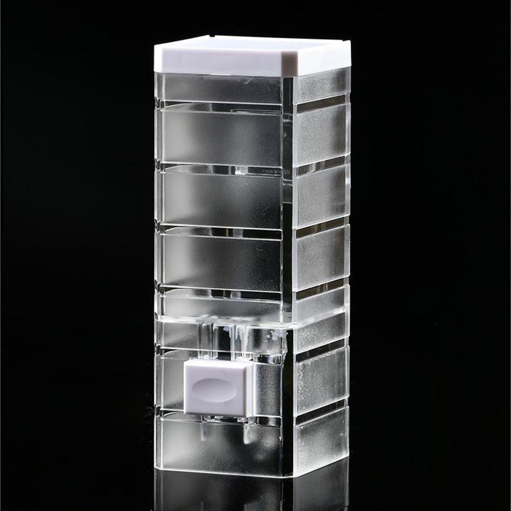 

Stylish Wall mounted Soap Dispenser Transparent Design 250ml Capacity Easy to Use Perfect for Bathrooms and Kitchens