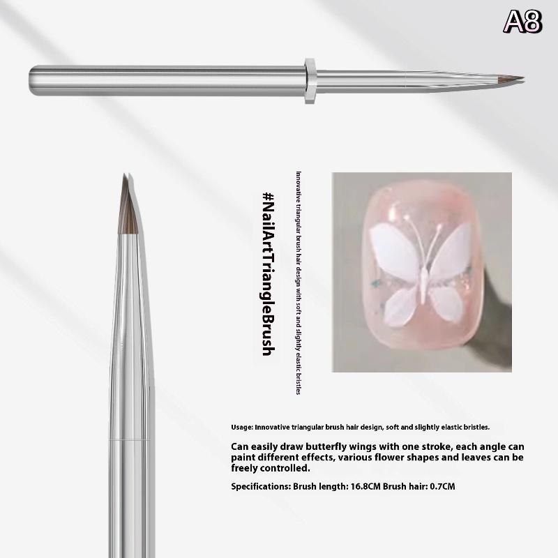 Silver Nail Art Painting Pen Brush High Quality Removable Nail Phototherapy Gel Pen Universal Nail Line Pen Manicure Art Tools