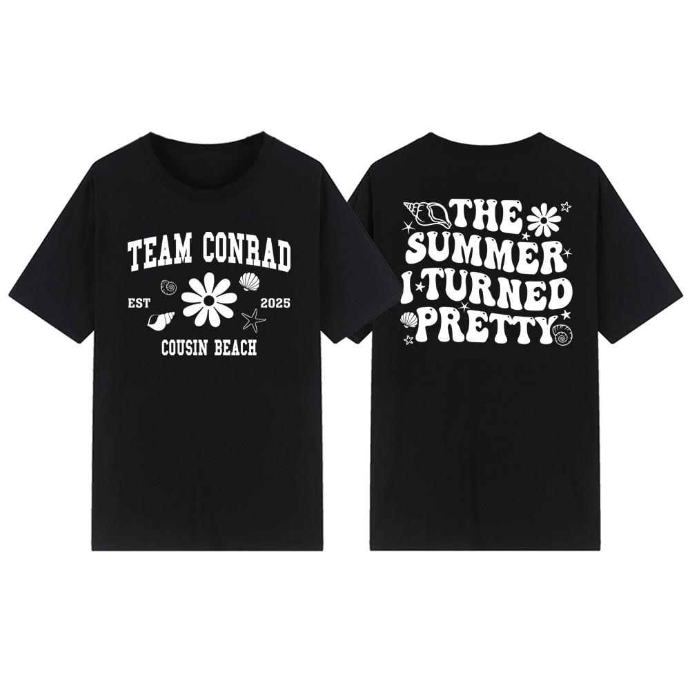 The Summer I Turned Pretty T-Shirt TSITP Team Conrad Tee Unisex Short Sleeve T-shirts Beach Summer Vibe Shirts Women Clothing