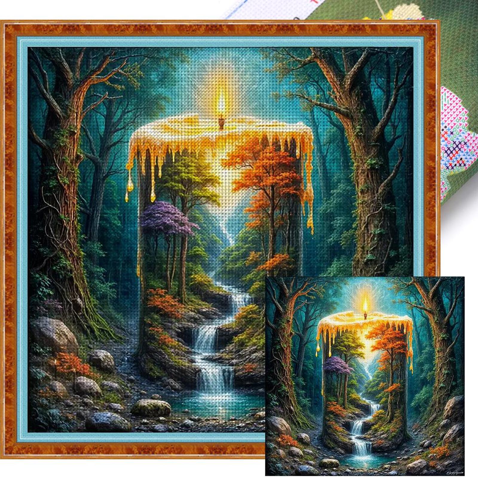 

Full Embroidery cotton Thread 11CT Printed Still Life Cross Stitch Kit Art