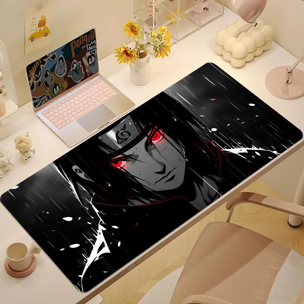 NNaruto Uzumaki Itachi Uchiha Mouse Pad Nonslip Thickened MousePad Large Writing Lockedge Gaming Cushion Office Student
