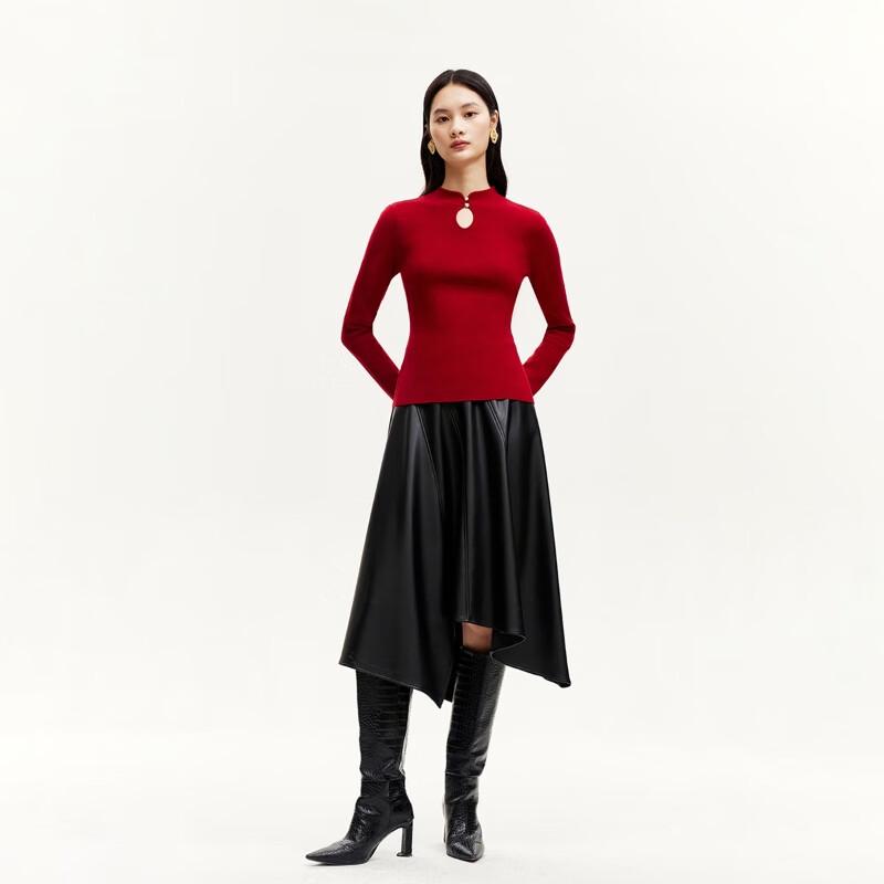 

VEROMODA Women s New Chinese Style Hollow Knit Sweater S