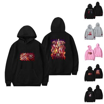 Hanorac unisex cu glugă cu imprimeu largi Hanorac sport unisex ocazional