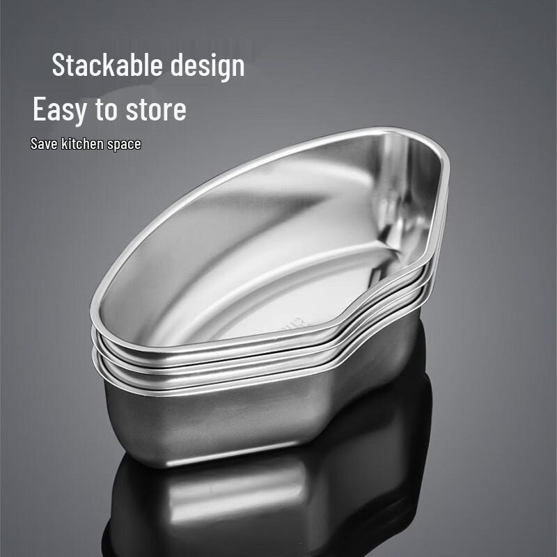 Wutuo Stainless Steel Divided Steamer Plates Set
