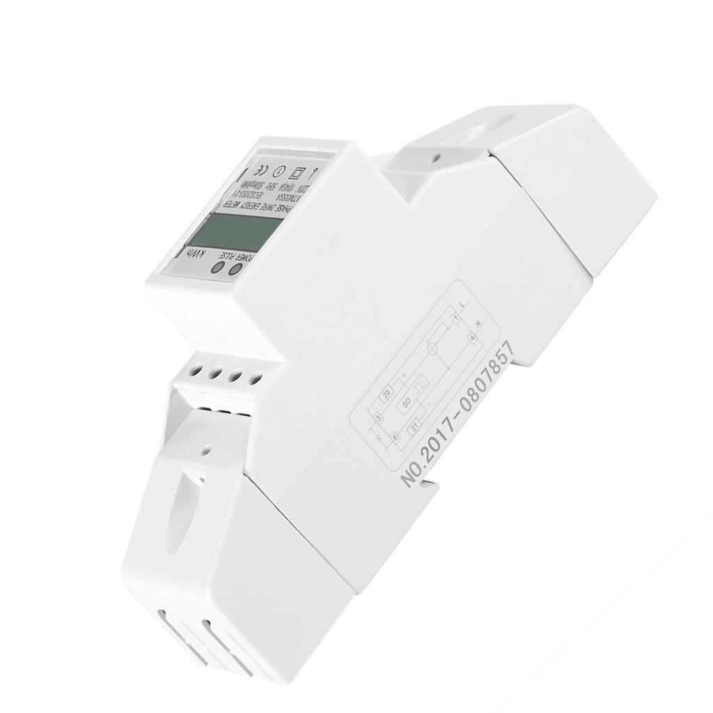 Contor electric digital LCD monofazat șină DIN 1040A Contor electronic KWh