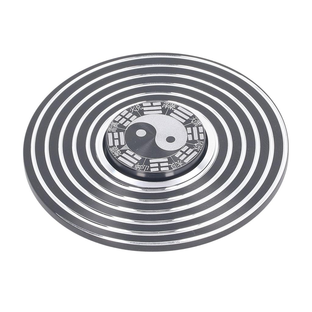 Jucărie Rotativă de Vârf de Deget Diametru 8cm Stil Chinezesc Design Tai Chi Aliaj Reducere Stres Rotație Manuală