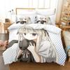 3D Printed Yosuga No Sora Kasugano Bedding Set Anime Duvet Cover Double Twin Full Queen King Adult Kids Quilt Cover Home Textile