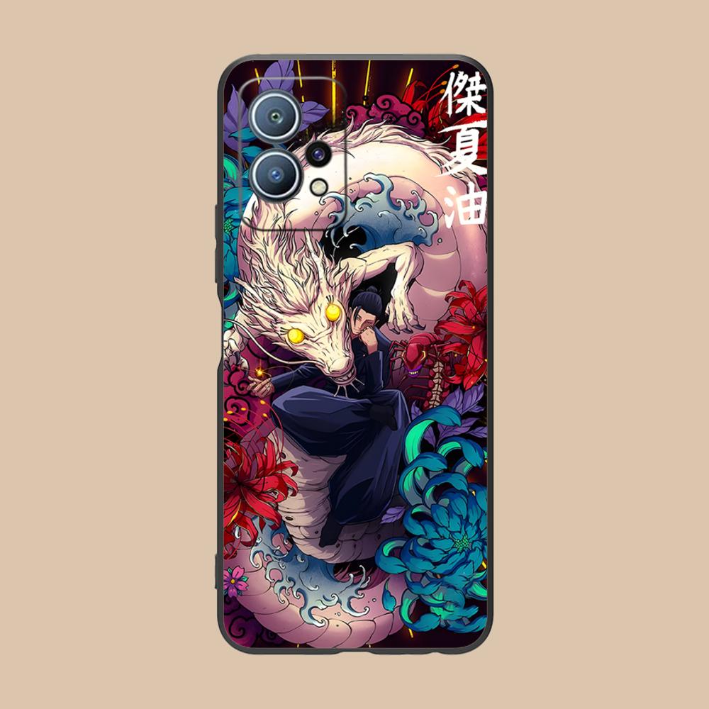 Jujutsu Kaisen Geto Suguru Phone Case for Huawei P60 P50 P40 P30 P20 P10 P9 P8 Pro Lite Plus Colorful Printing Cover Smartphone