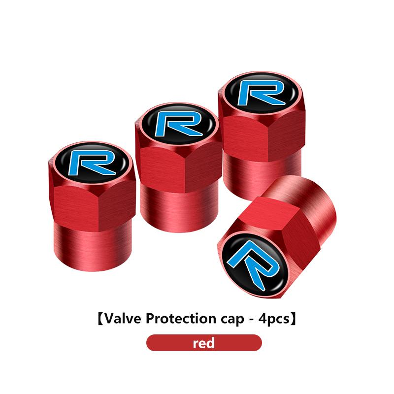 For Volvo ew2For Volvo 4Pcs Car Wheel Tire Valve Cap Protection Cover Auto Accessories XC90 XC60 C30 S60 C70 XC40 V40 XC70 V70 V60 S80 S90