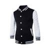 Men S Hooded Baseball Jacket Slim Fit Cardigan Sport Casual Wear