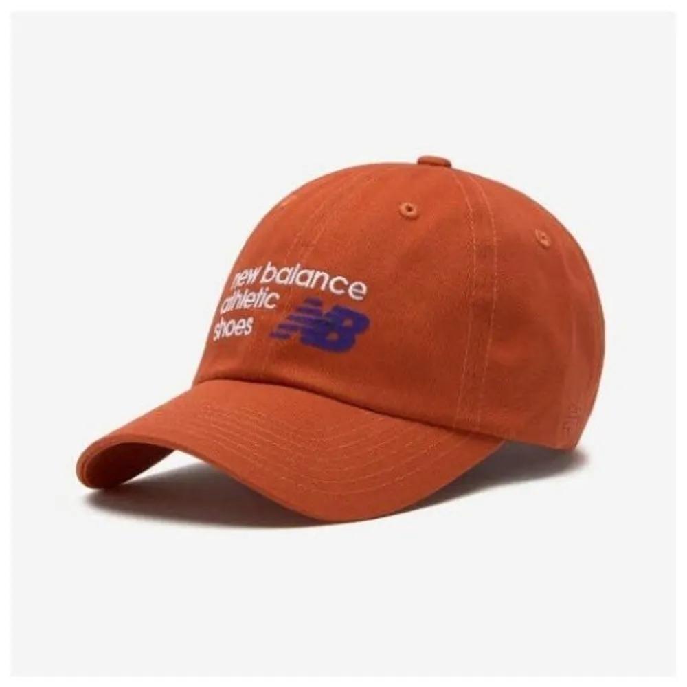 [New Balance] Cap GQT NBGDESS115-80 C-66 SHOES LOGO Ball Cap Orange shades