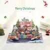 3D Pop-up Christmas Card: High-End DIY Paper Sculpture with Greeting Wishes