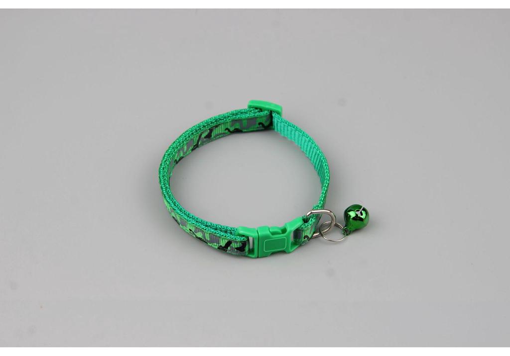 Pet Camouflage Fabric Collar with Bell for Cats