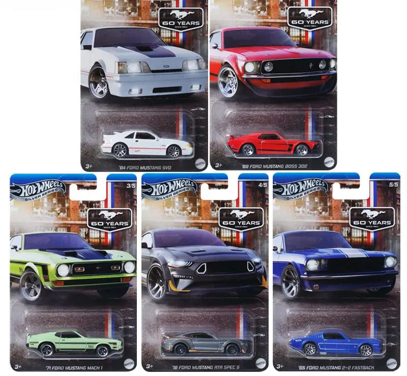 Original Hot Wheels Silver Series 1/64 Auto BMW Collection Car Metal Models M1/M2/M3/M4/M5 Toys for Boys Mini Simulation Vehicle