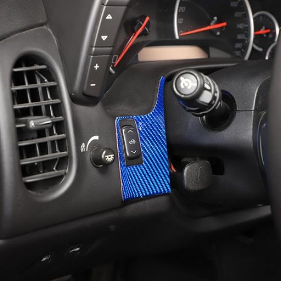 Blauer Karbonfaser-Dachschalter-Knopfleiste für Corvette C6 Z06 05-13