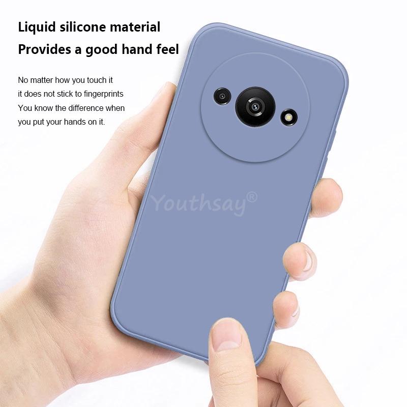 Για Θήκη Xiaomi Redmi A3 Κάλυμμα Xiaomi Redmi A3 Σιλικόνη Απλό TPU Αντικραδασμική Κάπα Προστατευτικό Τηλεφώνου Κάλυμμα Θήκη Xiaomi Redmi A3