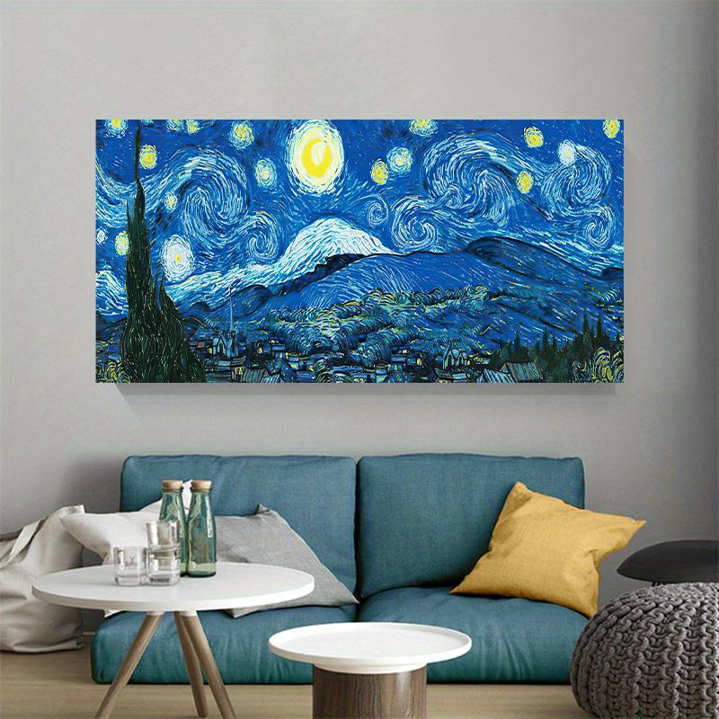 Van Gogh Abstract Starry Sky Canvas Posters and Prints Impressionist Art Pictures For Living Room Home Decor