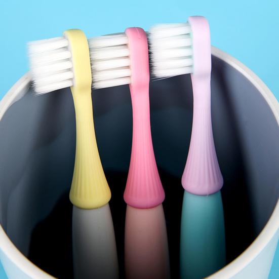 3 Stücke Zahnbürste Weiche Sichere Babypflege Handheld Zähne Stick für Zuhause