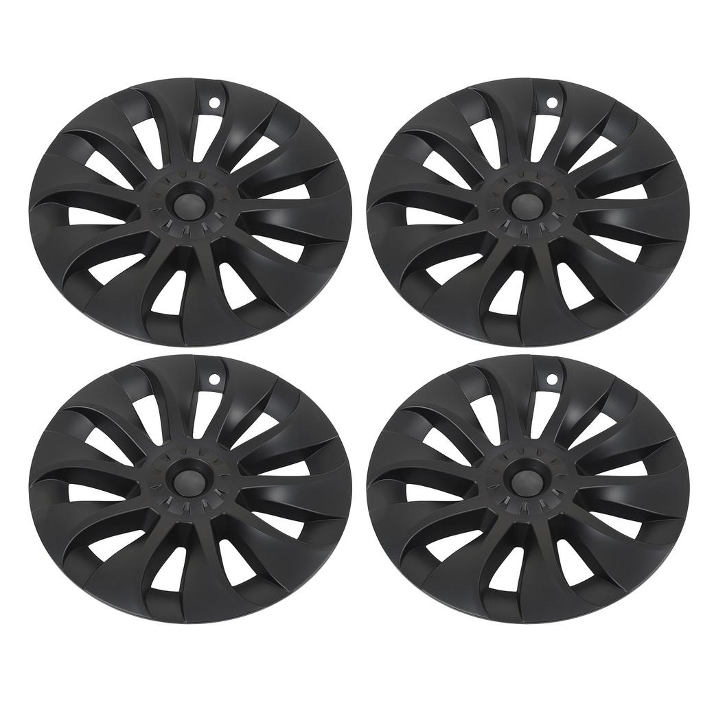 4PCS 20in Wheel Hub Cap Matte Black Personalized Wheel Rim Hubcap Replacement