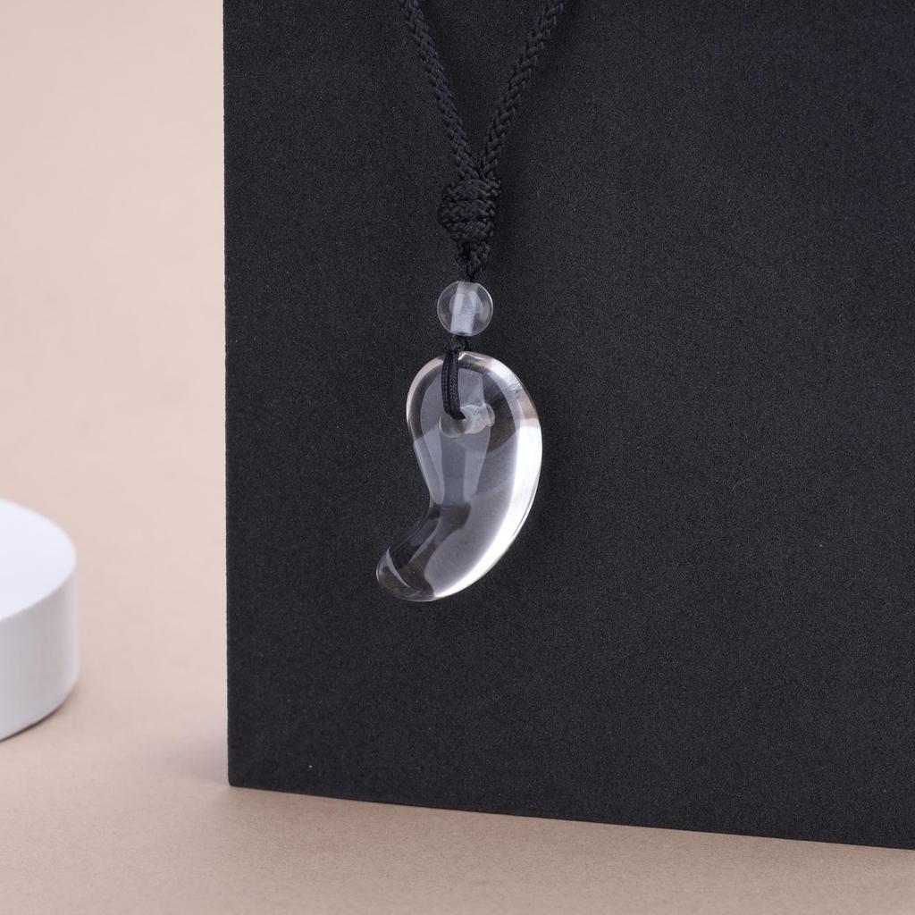 Crystal Purification and Good Luck Charm Magatama Adjustable for Men and Women [KOAI] Pendant/Necklace, Length,