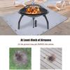 Fireproof Mat With Snap Fasteners For Easy Folding And Storage For Lawn Barbecue Fireproof Heat And Sound Insulation Mat