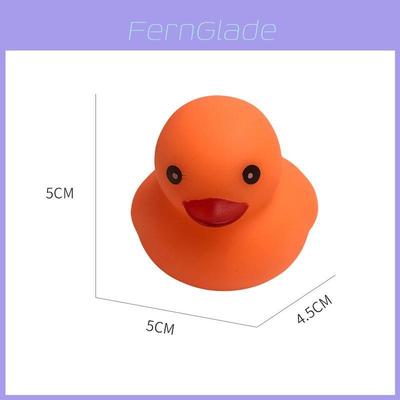 Colorful Small Yellow Duck Squeeze Toy For Swimming Play In Duckling Theme Pool