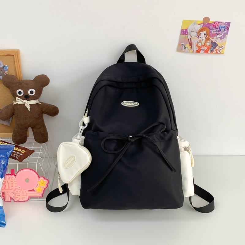 

Cute Girl Fresh Schoolbag Japanese Ins Campus Junior High School and High School Students Backpack Versatile Travel Backpack