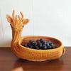 Panier de Rangement en Plastique Forme Animal Dessin Animé Fruits Snacks Télécommandes Décoration de Cuisine