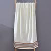 Striped Bath Towel Set, Absorbent & Quick-drying Showering Towel, Super Soft & Skin-friendly Bathing Towel, for Home Bathroom, Ideal Bathroom Supplies