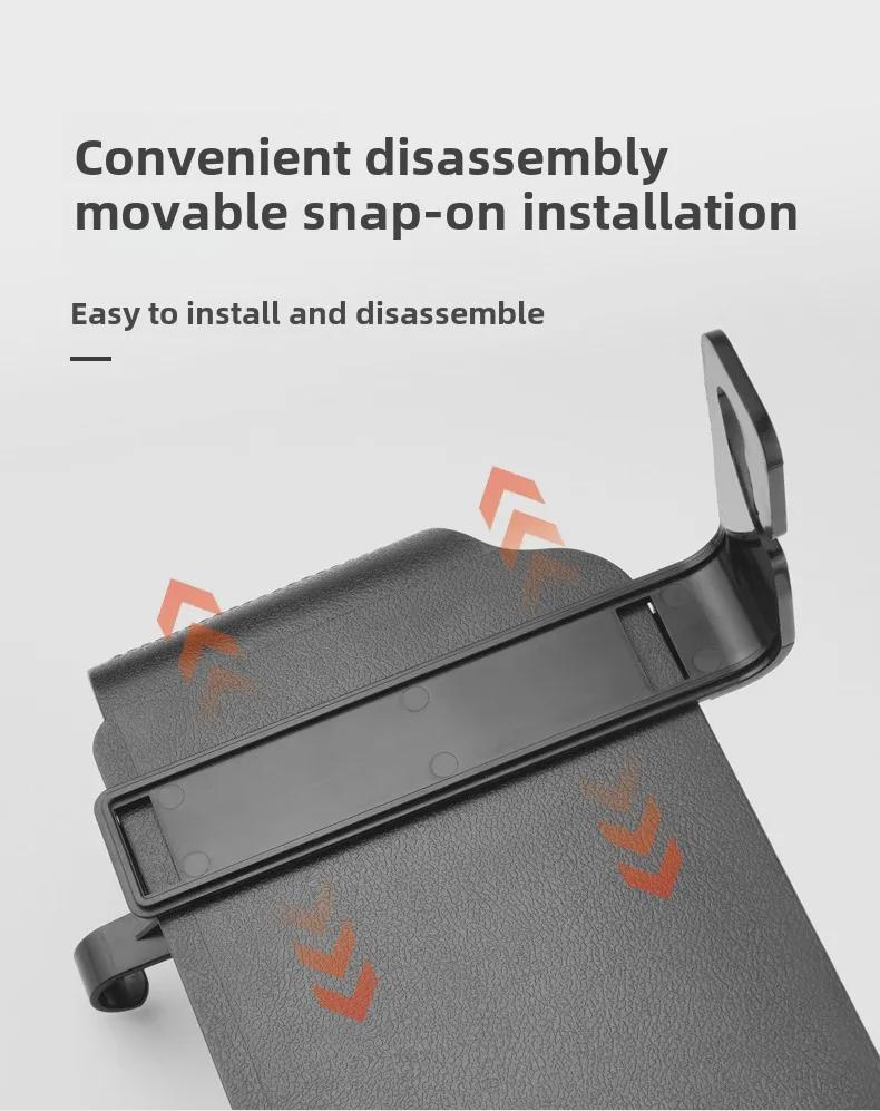 Car Multi-Function Seat Back Organizer: Storage Box, Tissue Holder, Cup Holder, Bag.