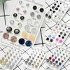 20Pair/Box Colorful Crystal Ear Stud Earrings Set Women Weddings Party Jewellery-5-12 Pairs Colorful Crystal