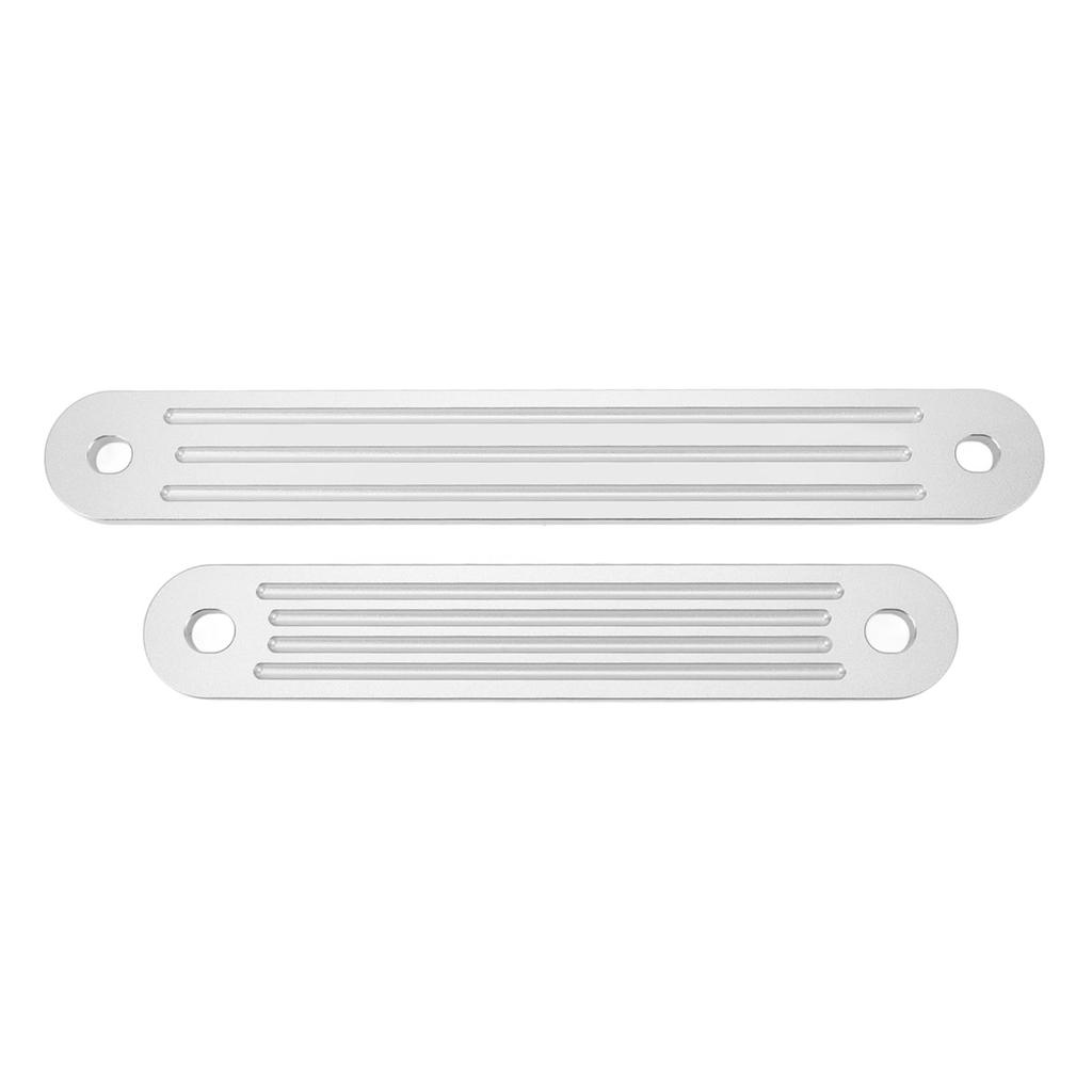 2PCS Transom Support Plate Kit for Boat Top and Lower Bolt Holes 3001.8067 Aluminum 15 X 2 Inches 12 X 2 In