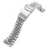 22mm Metal Watch Band Jubilee Bracelet for Seiko 5 Sports GMT SBSC001 and Others